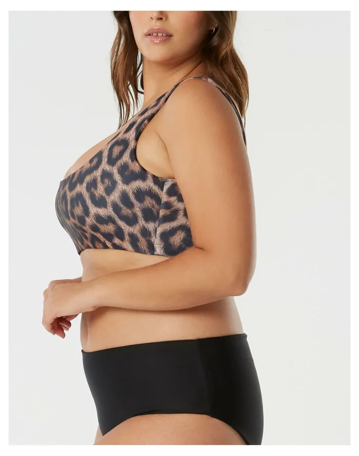 SAINT SOMEBODY Mystery Of Love Bikini Top Leopard Women Madewell Swim SAINT SOMEBODY Mystery Of Love Bikini Top Leopard Women Madewell Swim
