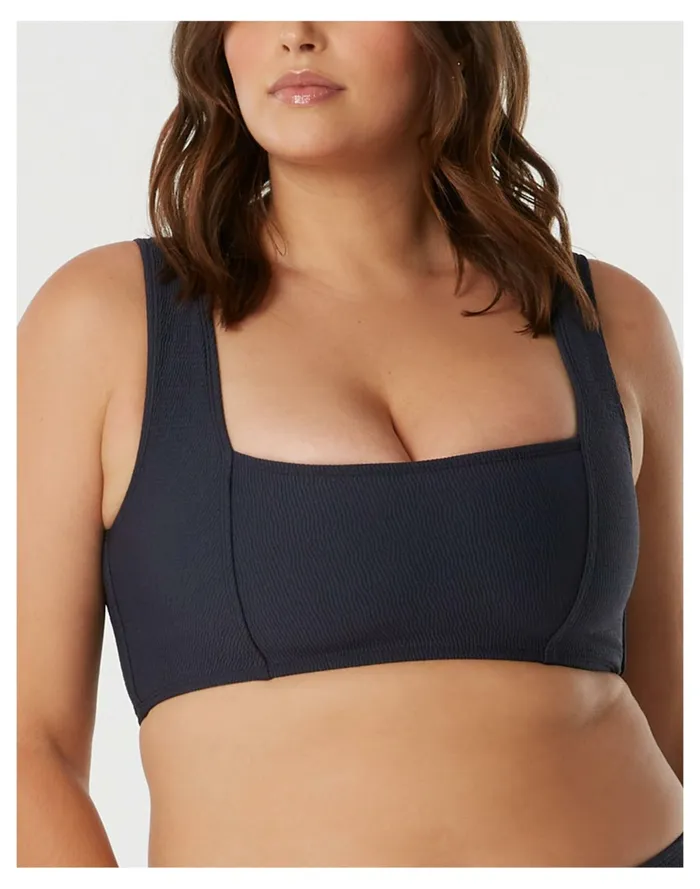 SAINT SOMEBODY Walking On A Dream Bikini Top Ink Women Madewell Swim SAINT SOMEBODY Walking On A Dream Bikini Top Ink Women Madewell Swim
