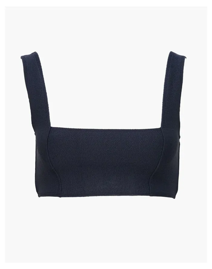 SAINT SOMEBODY Walking On A Dream Bikini Top Ink Women Madewell Swim SAINT SOMEBODY Walking On A Dream Bikini Top Ink Women Madewell Swim