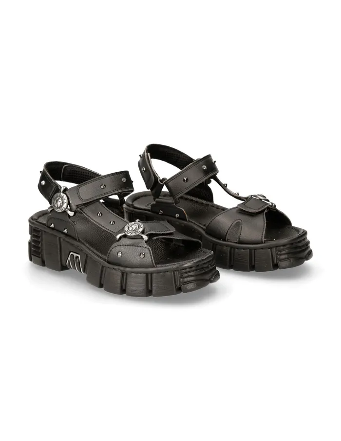 Sandals Bio Black Tower MBios120V1 8211 New Rock Men