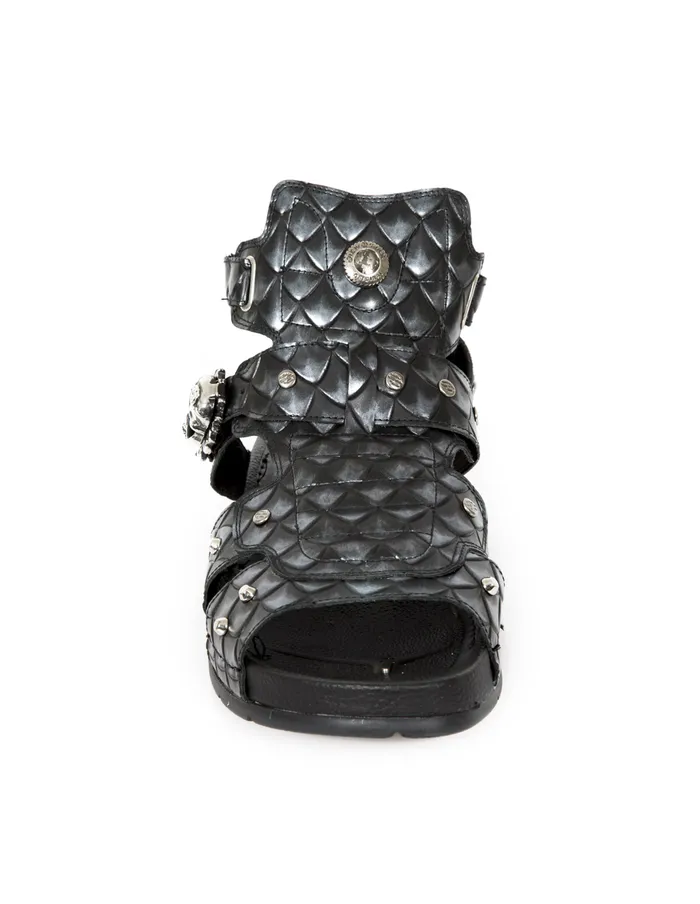 Sandals Bio Metal Skull MBio17C8 8211 New Rock WomenMen Sandals Bio Metal Skull MBio17C8 8211 New Rock WomenMen