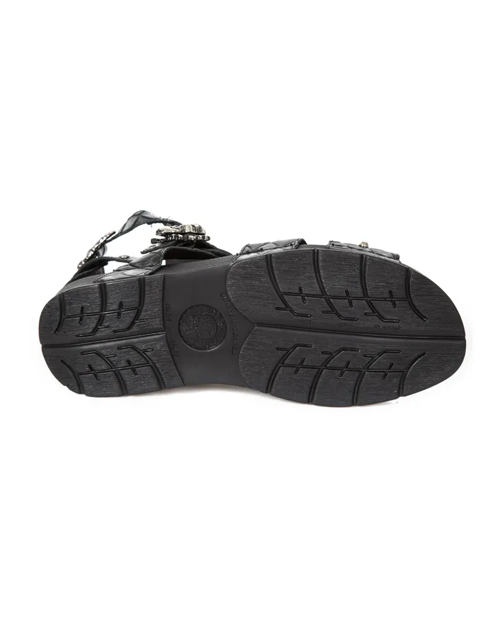 Sandals Bio Metal Skull MBio17C8 8211 New Rock WomenMen Sandals Bio Metal Skull MBio17C8 8211 New Rock WomenMen