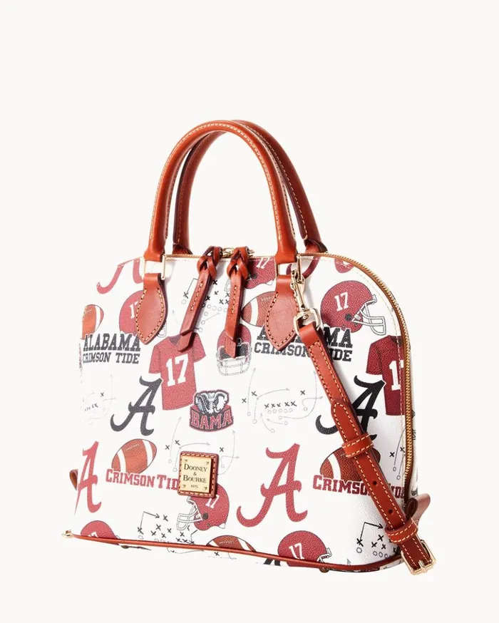 Satchels Women Dooney and Bourke Collegiate University Of Alabama Zip Zip Satchel U Of Alabama Satchels Women Dooney and Bourke Collegiate University Of Alabama Zip Zip Satchel U Of Alabama