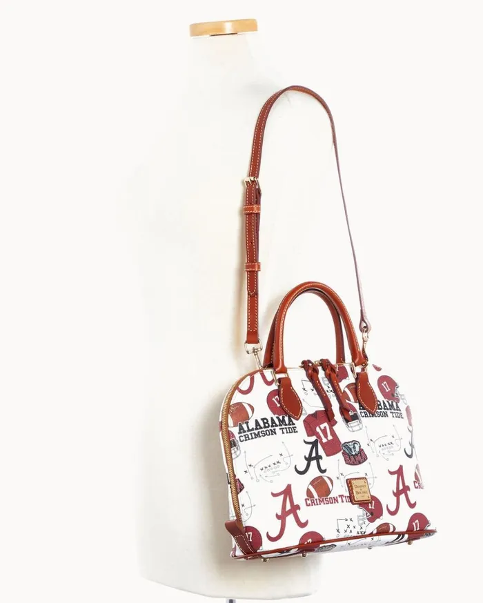 Satchels Women Dooney and Bourke Collegiate University Of Alabama Zip Zip Satchel U Of Alabama Satchels Women Dooney and Bourke Collegiate University Of Alabama Zip Zip Satchel U Of Alabama
