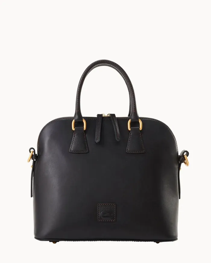 Satchels Women Dooney and Bourke Florentine Satchel Black Black