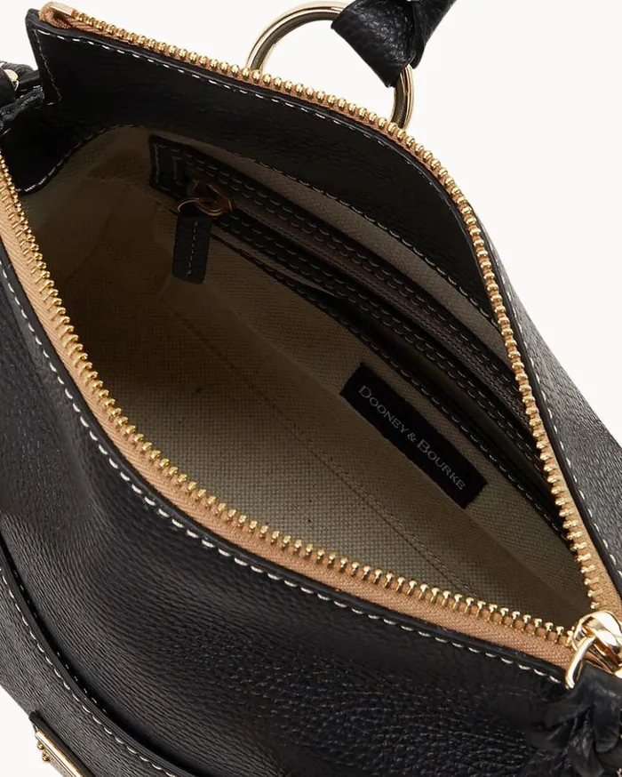 Satchels Women Dooney and Bourke Lucca Leather Satchel With Pocket Black Satchels Women Dooney and Bourke Lucca Leather Satchel With Pocket Black