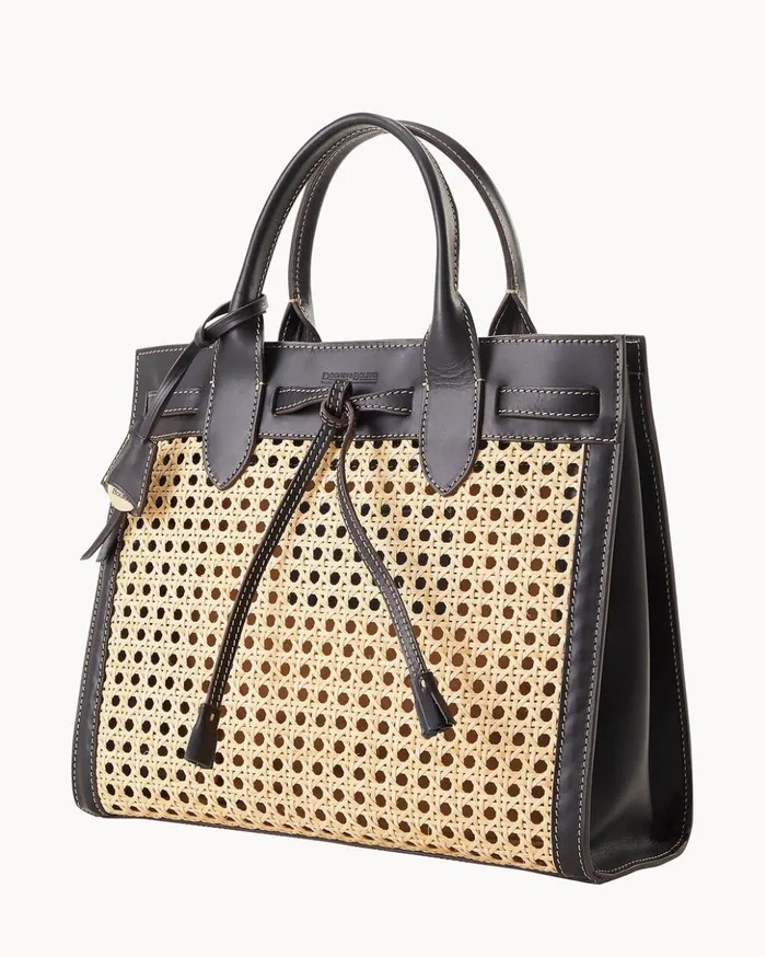 Satchels Women Dooney and Bourke Vienna Tassel Bag Black