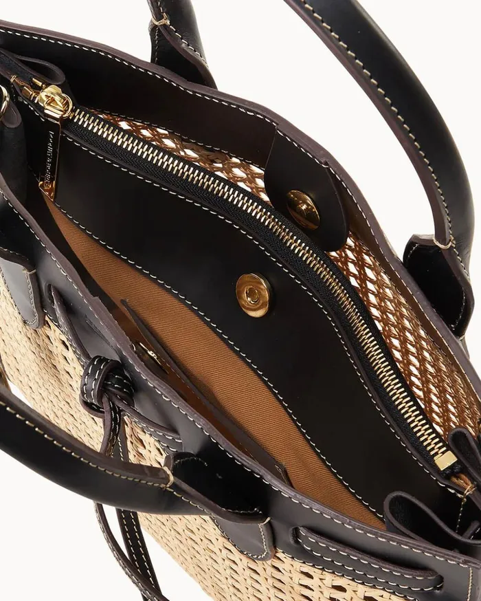 Satchels Women Dooney and Bourke Vienna Tassel Bag Black