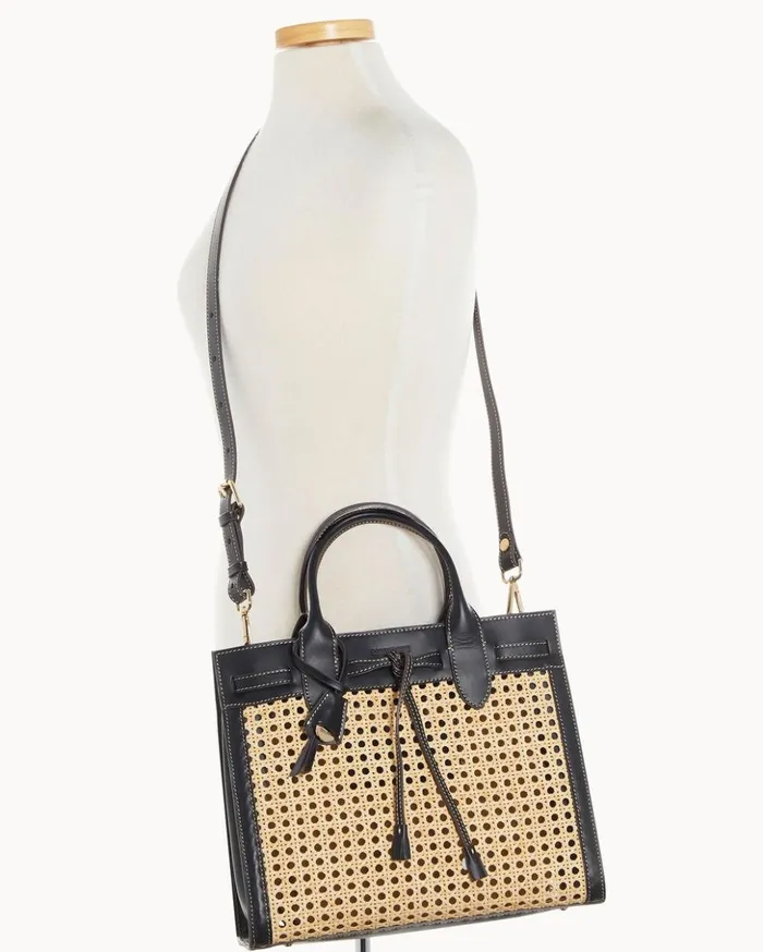 Satchels Women Dooney and Bourke Vienna Tassel Bag Black