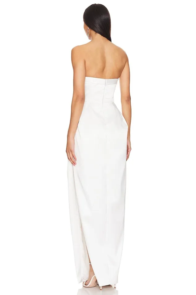 Scarlett Gown White Women Lovers Friends Dresses