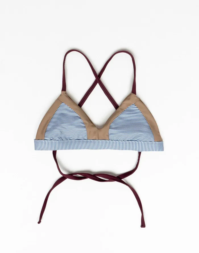 Seea Leucadia Bikini Top Purple Multi Women Madewell Swim Seea Leucadia Bikini Top Purple Multi Women Madewell Swim