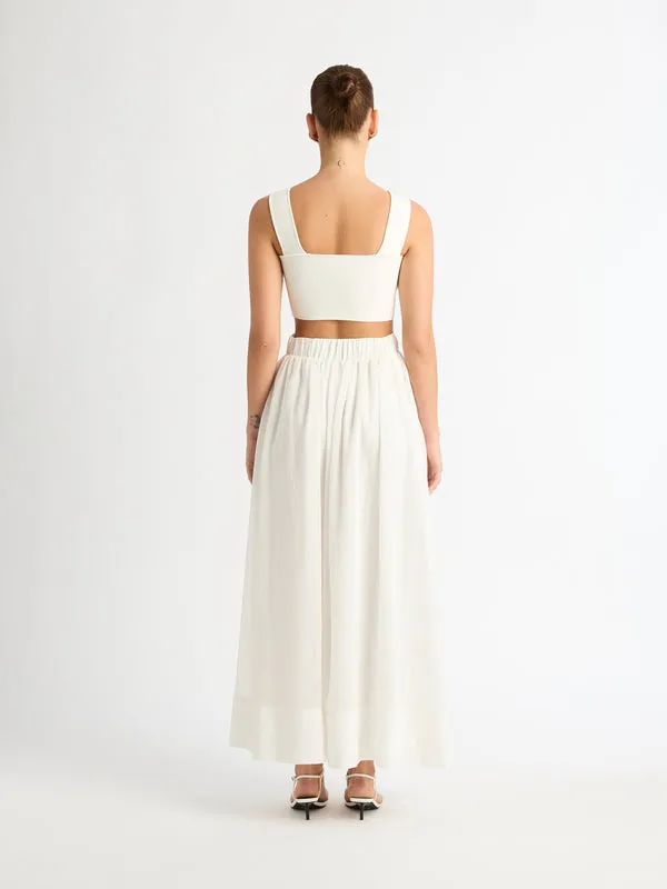SHEIKE Knitwear Women JACINTA CROP TOP White SHEIKE Knitwear Women JACINTA CROP TOP White