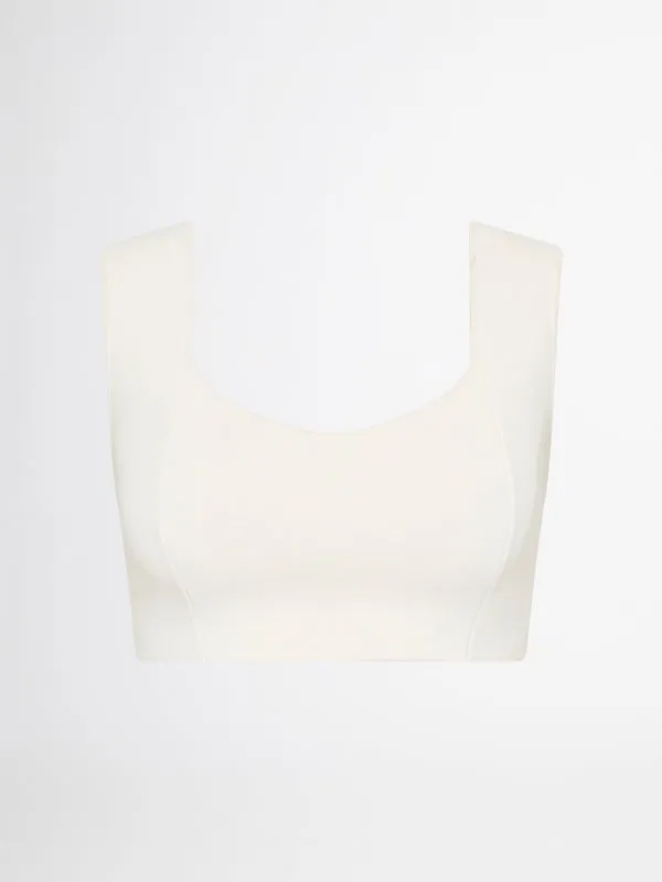 SHEIKE Knitwear Women JACINTA CROP TOP White SHEIKE Knitwear Women JACINTA CROP TOP White