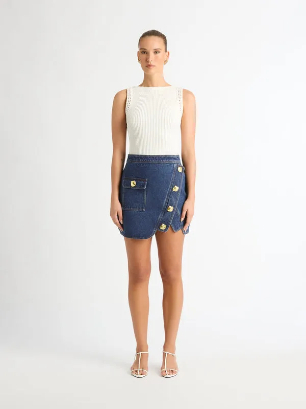 SHEIKE Mini Skirts Women REPUBLIC MINI SKIRT Blue