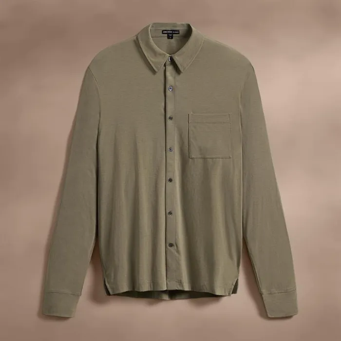 Shirting Men James Perse Clean Finish Jersey Shirt Peet