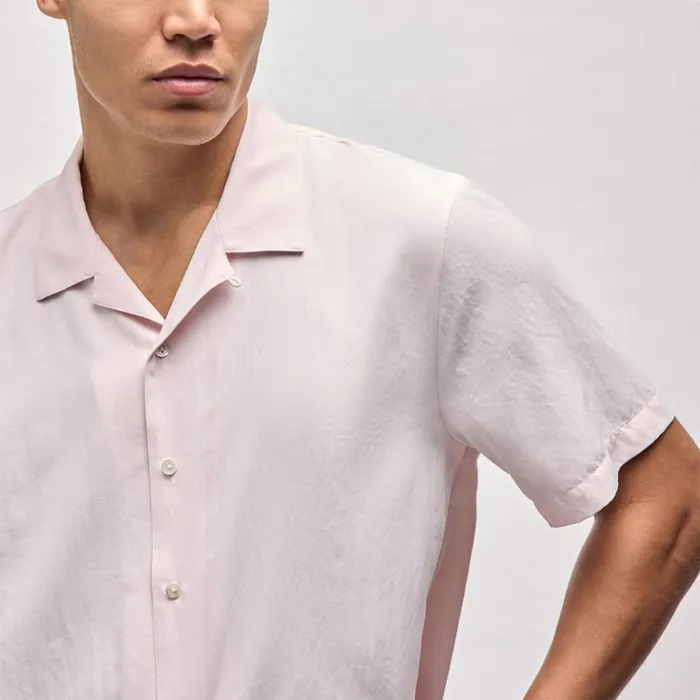 Shirting Men James Perse Matte Cabana Short Sleeve Shirt Zephyr