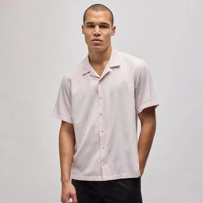 Shirting Men James Perse Matte Cabana Short Sleeve Shirt Zephyr Shirting Men James Perse Matte Cabana Short Sleeve Shirt Zephyr