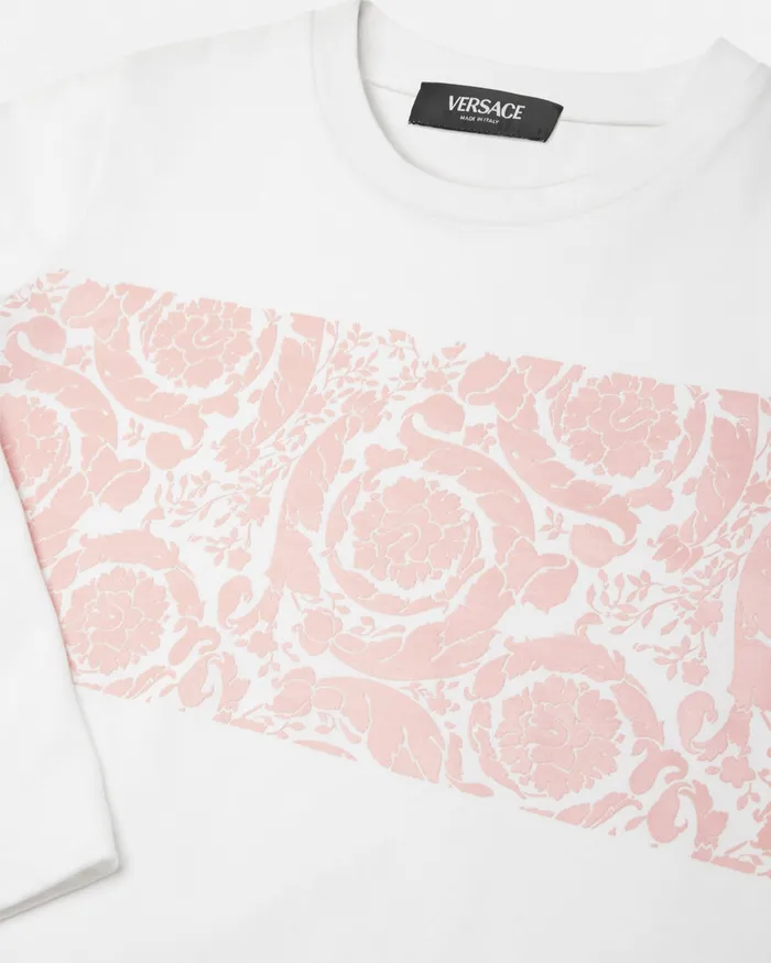 Shirts and Tshirts Kids Versace Barocco TShirt Light Pink