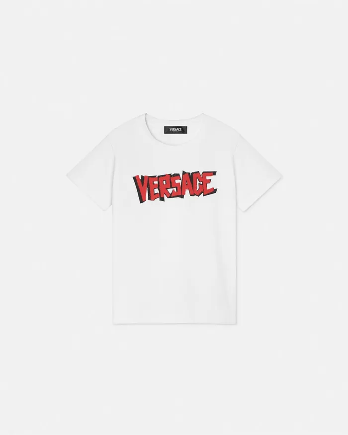 Shirts and Tshirts Kids Versace World Tour TShirt White