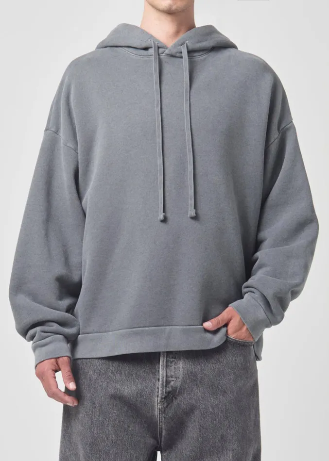 Shirts Men Agolde Salford Hoodie Strand