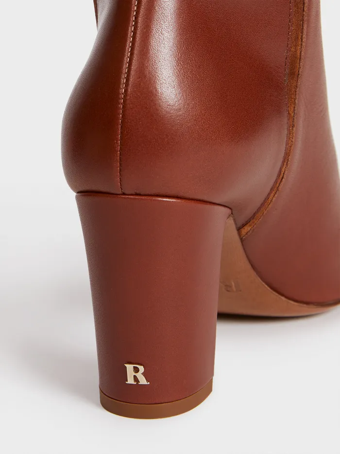Shoes Camelia Boots Cuir Caramel 8211 Rouje Women