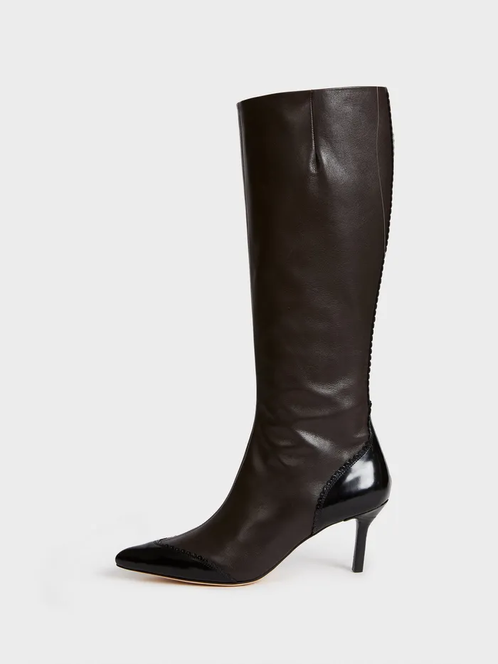 Shoes Rouje Women Diva Boots Cuir Chocolat
