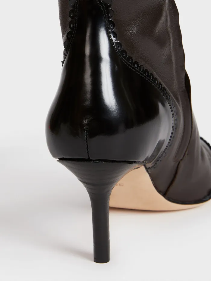 Shoes Rouje Women Diva Boots Cuir Chocolat