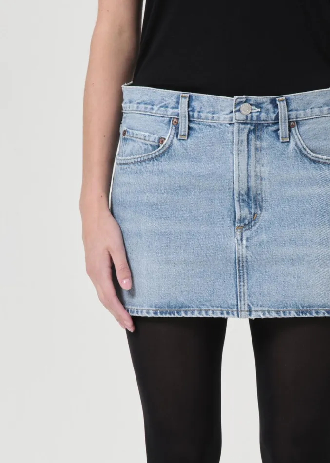 Shorts and Skirts Women Agolde Alek Mini Force