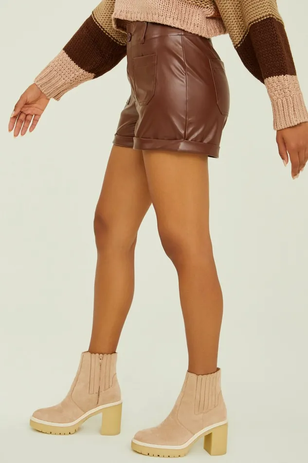 Shorts Harlow Vegan Leather Shorts Altar8217d State Women