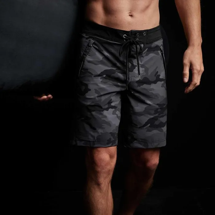 Shorts Men James Perse Camo Zip Pocket Boardshort Black Sea Camoblack Shorts Men James Perse Camo Zip Pocket Boardshort Black Sea Camoblack