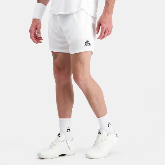 Shorts Men Le Coq Sportif Performance Tennis Shorts New Optical White