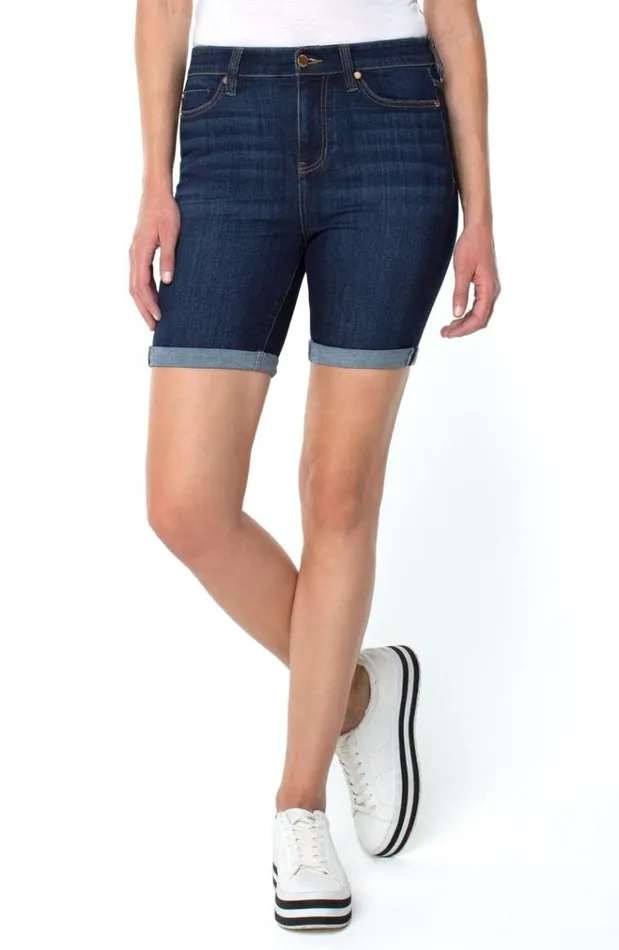 Shorts Women Liverpool Los Angeles Kristy HiRise Double Rolled Short Dorsey