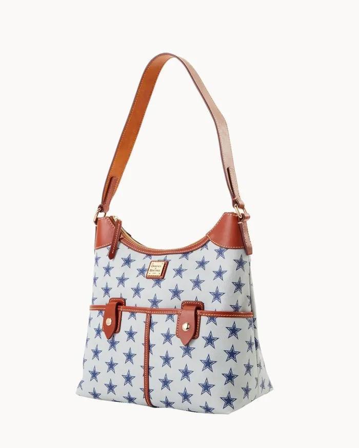 Shoulder Bags Women Dooney and Bourke NFL Cowboys Zip Hobo Cowboys Shoulder Bags Women Dooney and Bourke NFL Cowboys Zip Hobo Cowboys