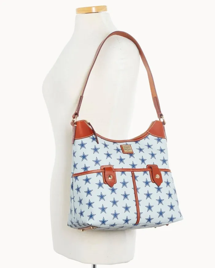 Shoulder Bags Women Dooney and Bourke NFL Cowboys Zip Hobo Cowboys Shoulder Bags Women Dooney and Bourke NFL Cowboys Zip Hobo Cowboys