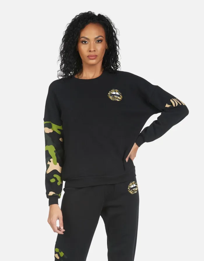 Sierra Camo Lip Blackcamo Women039s Lauren Moshi Long Sleeve