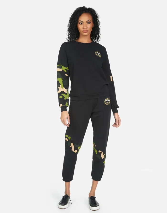 Sierra Camo Lip Blackcamo Women039s Lauren Moshi Long Sleeve