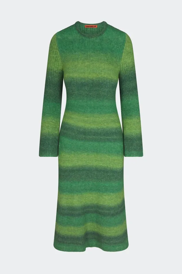 Simon Miller Axon Dress In Gummy Green Multi Women Dresses