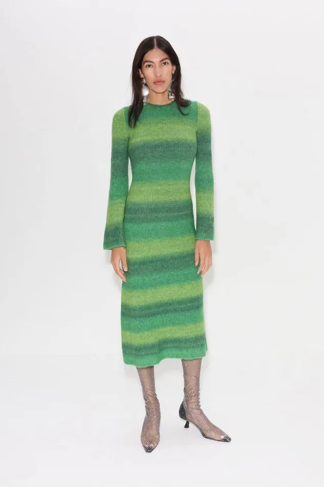 Simon Miller Axon Dress In Gummy Green Multi Women Dresses