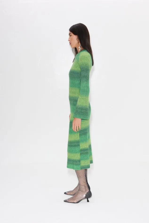 Simon Miller Axon Dress In Gummy Green Multi Women Dresses