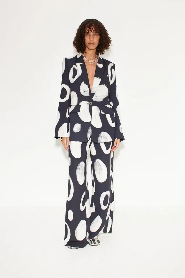 Simon Miller Lennox Crepe Jacket In Painted Dot Women Outerwear Simon Miller Lennox Crepe Jacket In Painted Dot Women Outerwear