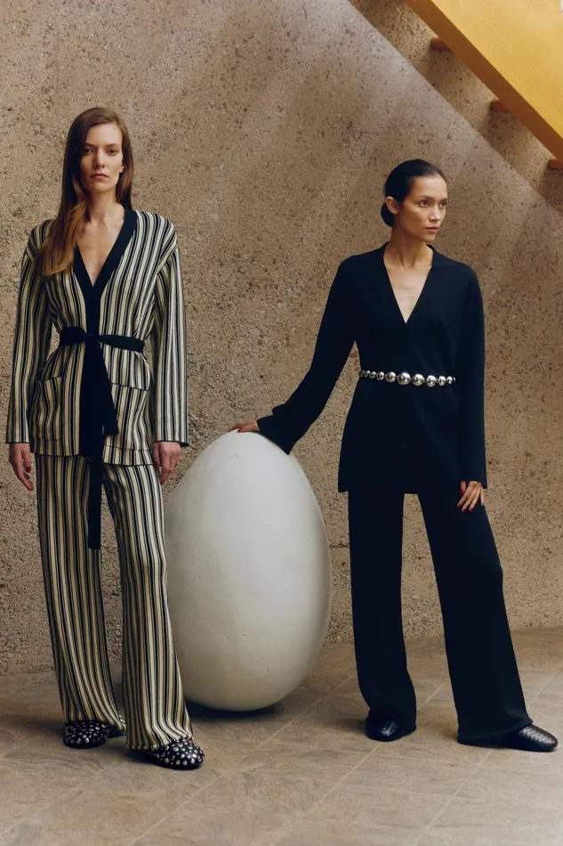 Simon Miller Max Belted Knit Cardigan In Black Women Tops Simon Miller Max Belted Knit Cardigan In Black Women Tops