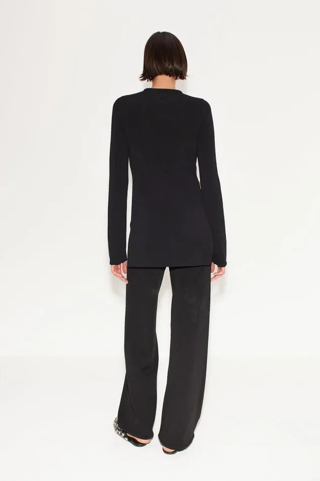 Simon Miller Simon Miller Knits By Canoga Long Sleeve Top In Black Women Tops