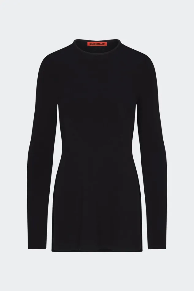 Simon Miller Simon Miller Knits By Canoga Long Sleeve Top In Black Women Tops