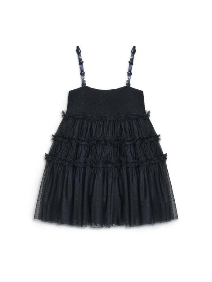Sister Jane Dresses Women DREAM Sofie Spot Tulle Mini Dress Black Sister Jane Dresses Women DREAM Sofie Spot Tulle Mini Dress Black