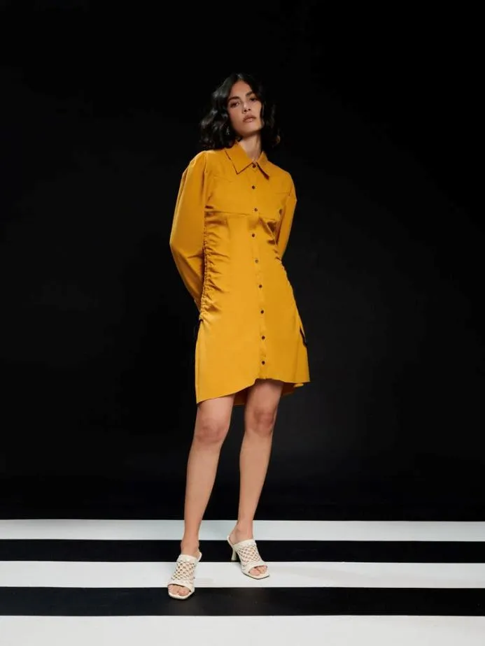Sister Jane Dresses Women Ghospell Indy Mini Dress Yellow