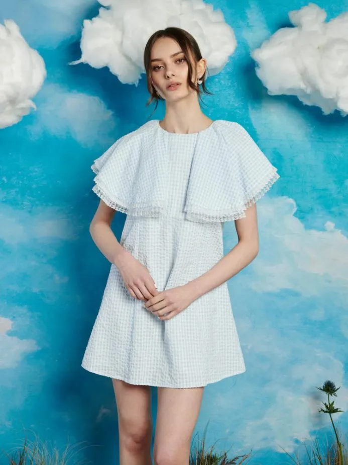 Sister Jane Dresses Women Nevada Gingham Mini Dress Gingham Blue