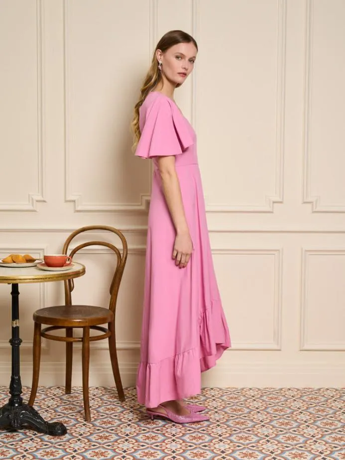 Sister Jane Dresses Women Noisette Flare Midi Dress Geranium Pink