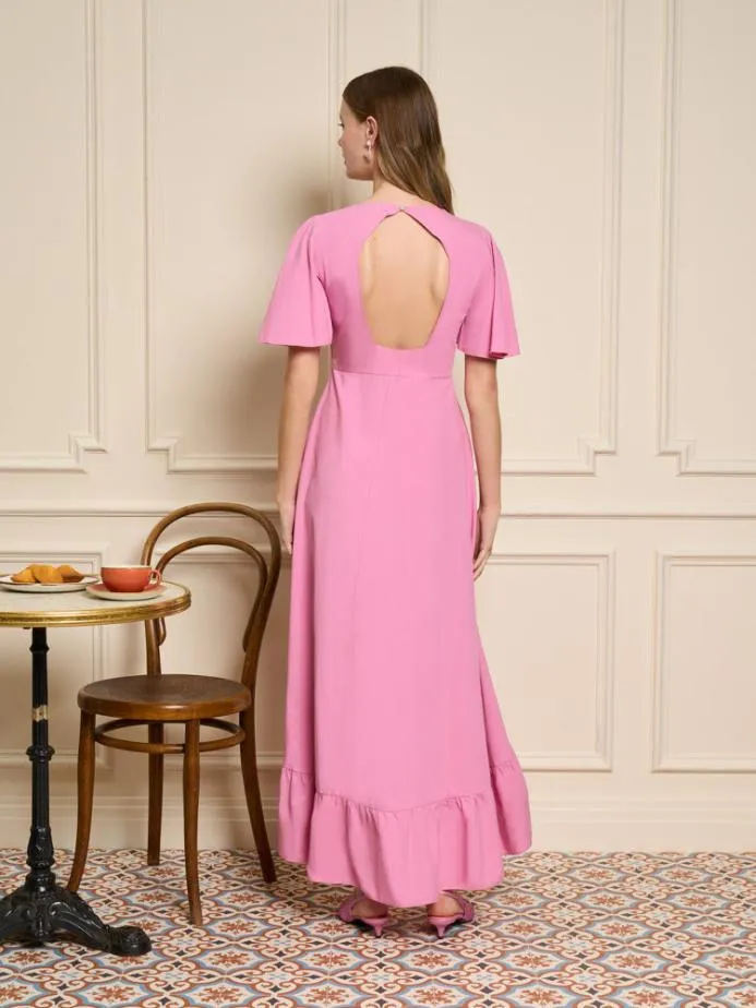 Sister Jane Dresses Women Noisette Flare Midi Dress Geranium Pink
