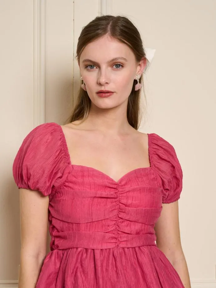 Sister Jane Dresses Women Raspberry Ruffle Mini Dress Hot Pink Sister Jane Dresses Women Raspberry Ruffle Mini Dress Hot Pink