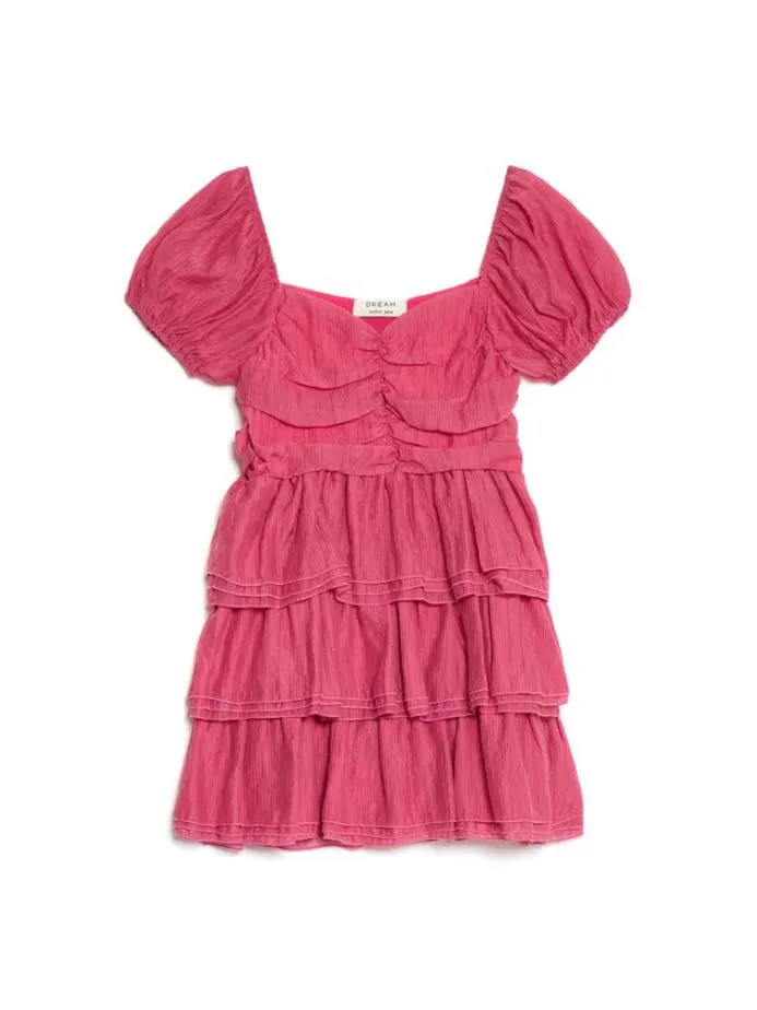 Sister Jane Dresses Women Raspberry Ruffle Mini Dress Hot Pink Sister Jane Dresses Women Raspberry Ruffle Mini Dress Hot Pink